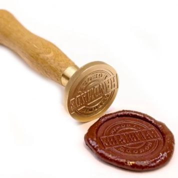 Набор: сургучная печать 25 мм. и свеча из сургуча-1