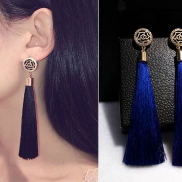 Серьги-кисточки-0