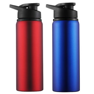 Термобутылка 700 мл с носиком для питья из нержавеющей стали с гравировкой-0