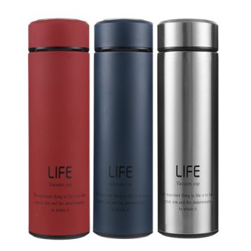 Термос с ситечком 500 мл из нержавейки с гравировкой-0