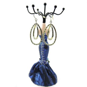 Серьги "2 овала"-0