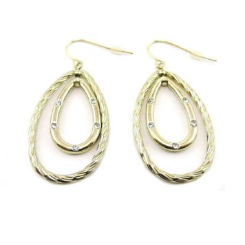 Серьги "2 овала"-1