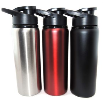 Термобутылка 700 мл с носиком для питья из нержавеющей стали с гравировкой-3