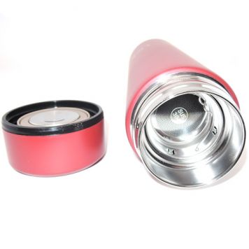 Термос с ситечком 500 мл из нержавейки с гравировкой-1