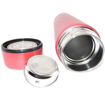 Термос с ситечком 500 мл из нержавейки с гравировкой-3