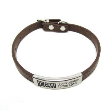 Ошейник с адресником и гравировкой для собаки или кошки-2